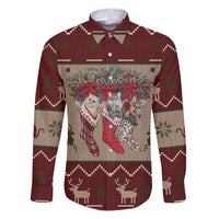 Cat And Sock Christmas Family Matching Puletasi and Hawaiian Shirt Xmas Holiday Patterns - Wonder Print Shop