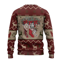 Cat And Sock Christmas Ugly Christmas Sweater Xmas Holiday Patterns - Wonder Print Shop