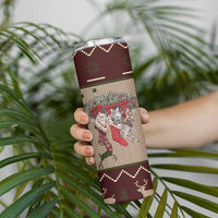 Cat And Sock Christmas Skinny Tumbler Xmas Holiday Patterns - Wonder Print Shop