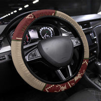 Cat And Sock Christmas Steering Wheel Cover Xmas Holiday Patterns - Wonder Print Shop