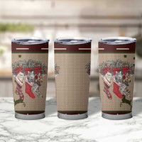 Cat And Sock Christmas Tumbler Cup Xmas Holiday Patterns - Wonder Print Shop