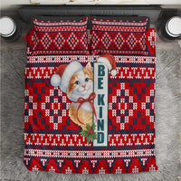 Cat Be Kind Christmas Bedding Set Xmas Holiday Patterns - Wonder Print Shop