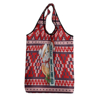 Cat Be Kind Christmas Grocery Bag Xmas Holiday Patterns - Wonder Print Shop