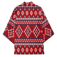 Cat Be Kind Christmas Kimono Xmas Holiday Patterns - Wonder Print Shop