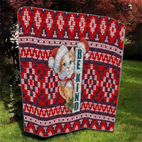 Cat Be Kind Christmas Quilt Xmas Holiday Patterns - Wonder Print Shop