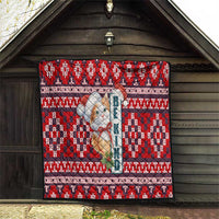 Cat Be Kind Christmas Quilt Xmas Holiday Patterns - Wonder Print Shop