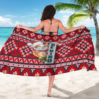Cat Be Kind Christmas Sarong Xmas Holiday Patterns - Wonder Print Shop