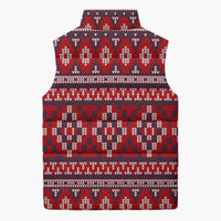 Cat Be Kind Christmas Sleeveless Puffer Jacket Xmas Holiday Patterns - Wonder Print Shop