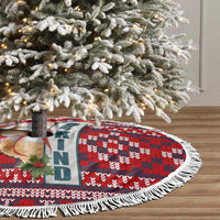 Cat Be Kind Christmas Tree Skirt Xmas Holiday Patterns - Wonder Print Shop