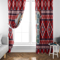 Cat Be Kind Christmas Window Curtain Xmas Holiday Patterns - Wonder Print Shop