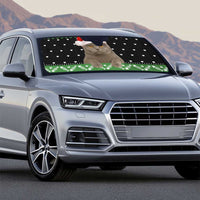 Cat Be Nice Christmas Auto Sun Shade Xmas Holiday Patterns - Wonder Print Shop