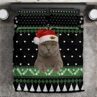 Cat Be Nice Christmas Bedding Set Xmas Holiday Patterns - Wonder Print Shop