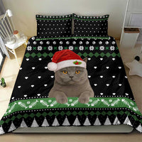 Cat Be Nice Christmas Bedding Set Xmas Holiday Patterns - Wonder Print Shop
