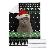 Cat Be Nice Christmas Blanket Xmas Holiday Patterns - Wonder Print Shop