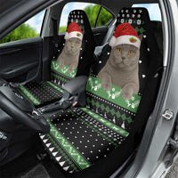 Cat Be Nice Christmas Car Seat Cover Xmas Holiday Patterns - Wonder Print Shop