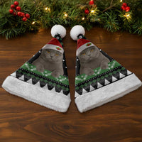 Cat Be Nice Christmas Santa Hat Xmas Holiday Patterns - Wonder Print Shop