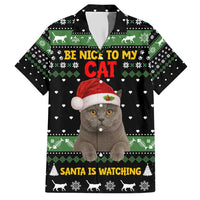 Cat Be Nice Christmas Hawaiian Shirt Xmas Holiday Patterns - Wonder Print Shop