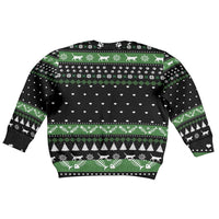 Cat Be Nice Christmas Kid Ugly Christmas Sweater Xmas Holiday Patterns - Wonder Print Shop