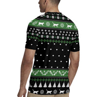 Cat Be Nice Christmas Rugby Jersey Xmas Holiday Patterns - Wonder Print Shop