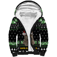 Cat Be Nice Christmas Sherpa Hoodie Xmas Holiday Patterns - Wonder Print Shop