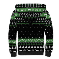 Cat Be Nice Christmas Sherpa Hoodie Xmas Holiday Patterns - Wonder Print Shop