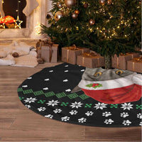 Cat Be Nice Christmas Tree Skirt Xmas Holiday Patterns - Wonder Print Shop