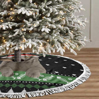 Cat Be Nice Christmas Tree Skirt Xmas Holiday Patterns - Wonder Print Shop