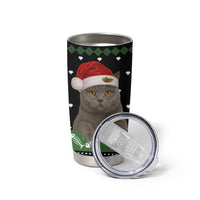 Cat Be Nice Christmas Tumbler Cup Xmas Holiday Patterns - Wonder Print Shop