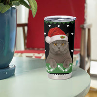 Cat Be Nice Christmas Tumbler Cup Xmas Holiday Patterns - Wonder Print Shop