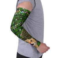 Cat Christmas Tree Arm Sleeves Xmas Holiday Patterns - Wonder Print Shop