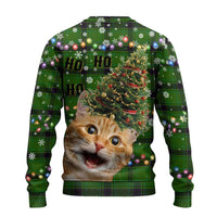 Cat Christmas Tree Ugly Christmas Sweater Xmas Holiday Patterns - Wonder Print Shop