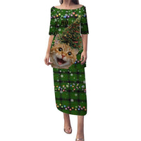 Cat Christmas Tree Puletasi Xmas Holiday Patterns - Wonder Print Shop