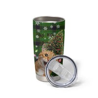 Cat Christmas Tree Tumbler Cup Xmas Holiday Patterns - Wonder Print Shop