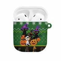 Cat Cute Witcher Noel Christmas AirPods Case Xmas Holiday Patterns - Wonder Print Shop