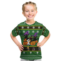 Cat Cute Witcher Noel Christmas Kid T Shirt Xmas Holiday Patterns - Wonder Print Shop