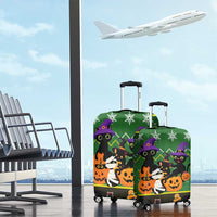 Cat Cute Witcher Noel Christmas Luggage Cover Xmas Holiday Patterns - Wonder Print Shop