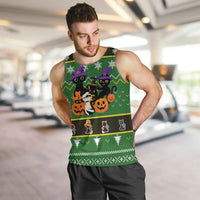 Cat Cute Witcher Noel Christmas Men Tank Top Xmas Holiday Patterns - Wonder Print Shop