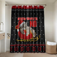 Cat Dashing Through The No Christmas Bathroom Set Xmas Holiday Patterns - Wonder Print Shop