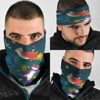 Cat Galaxy Christmas Neck Gaiter Xmas Holiday Patterns - Wonder Print Shop