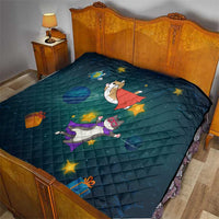 Cat Galaxy Christmas Quilt Xmas Holiday Patterns - Wonder Print Shop