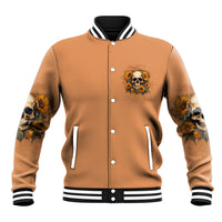 She Is Sunshine Sunflower Skull Baseball Jacket - Wonder Print Shop