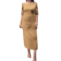 She Is Sunshine Sunflower Skull Family Matching Puletasi Dress and Hawaiian Shirt - Wonder Print Shop