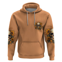 She Is Sunshine Sunflower Skull Hoodie - Wonder Print Shop