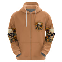 She Is Sunshine Sunflower Skull Hoodie - Wonder Print Shop