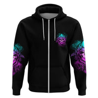Warning Kinda Crazy Skull Hoodie - Wonder Print Shop