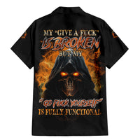 My Give A F Reaper Fire All Family Matching Mermaid Dress and Hawaiian Shirt - Wonder Print Shop