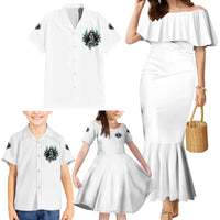 I Am The Storm Sugar Skull Family Matching Mermaid Dress and Hawaiian Shirt - Wonder Print Shop