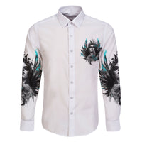 I Am The Storm Sugar Skull Family Matching Short Sleeve Bodycon Dress and Hawaiian Shirt - Wonder Print Shop