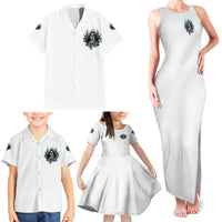 I Am The Storm Sugar Skull Family Matching Tank Maxi Dress and Hawaiian Shirt - Wonder Print Shop