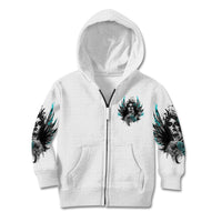 I Am The Storm Sugar Skull Kid Hoodie - Wonder Print Shop